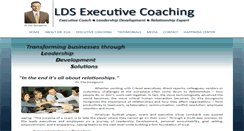 Desktop Screenshot of ldsexecutivecoaching.com